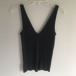 Express | V-neck Ribbed Basic Tank